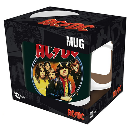 High quality ceramic.AC/DC - Band - subli - Mug - 320 ml Now available online in UAE