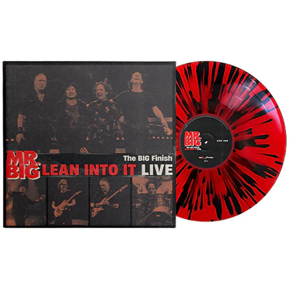 Mr.Big - Big Finish - Lean Into It Live (RSD 2024 Exclusive Limited Edition Black & Red Splatter Numbered Vinyl  - Limited to 3000 Units) - LP
