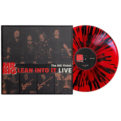 Mr.Big - Big Finish - Lean Into It Live (RSD 2024 Exclusive Limited Edition Black & Red Splatter Numbered Vinyl  - Limited to 3000 Units) - LP