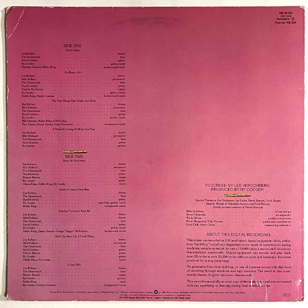 Ry Cooder - Bop Till You Drop - LP. Shop now online in UAE