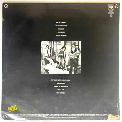 Men At Work - Business As Usual - LP (Used Vinyl)