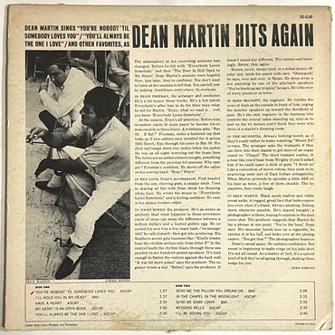 Dean Martin - Dean Martin Hits Again - LP  (Used Vinyl)