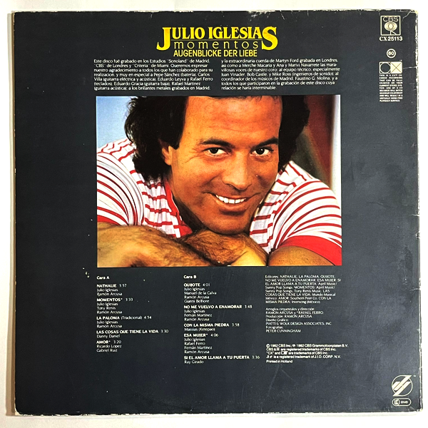 Julio Iglesias - Momentos - LP (Used Vinyl)