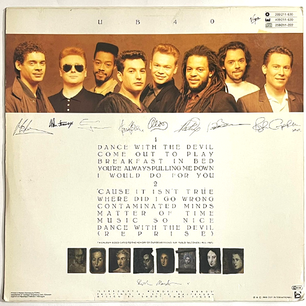 UB40 - UB40 (cover is damaged by water) - LP - (Used Vinyl)