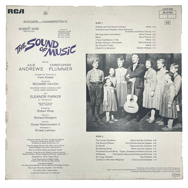 OST - The Sound Of Music - LP  (Used Vinyl)