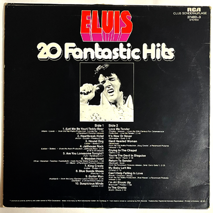 Elvis Presley - 20 Fantastic Hits - LP  (Used Vinyl)