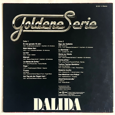 Dalida - Goldene Serie - LP  (Used Vinyl)