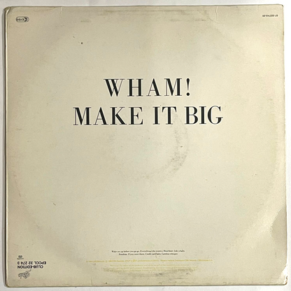 Wham - Make It Big - LP (Used Vinyl)