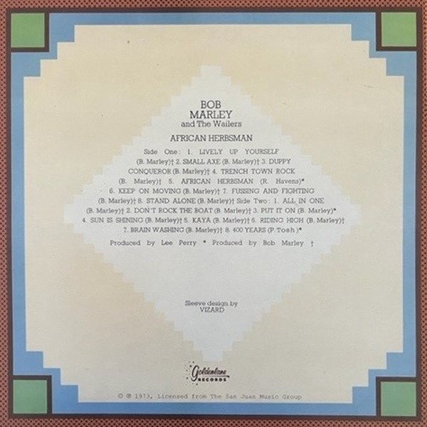 BOB MARLEY & THE WAILERS - AFRICAN HERBSMAN - LP (YELLOW/BLACK SPLATTER Limited Edition)