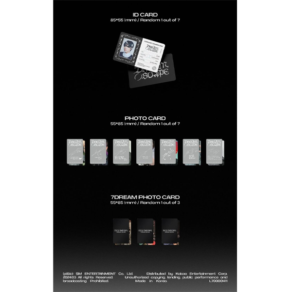 NCT DREAM - 5th Mini Album [DREAM( )SCAPE] (DREAMini Ver.) - CD