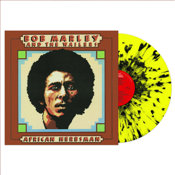 BOB MARLEY & THE WAILERS - AFRICAN HERBSMAN - LP (YELLOW/BLACK SPLATTER Limited Edition)
