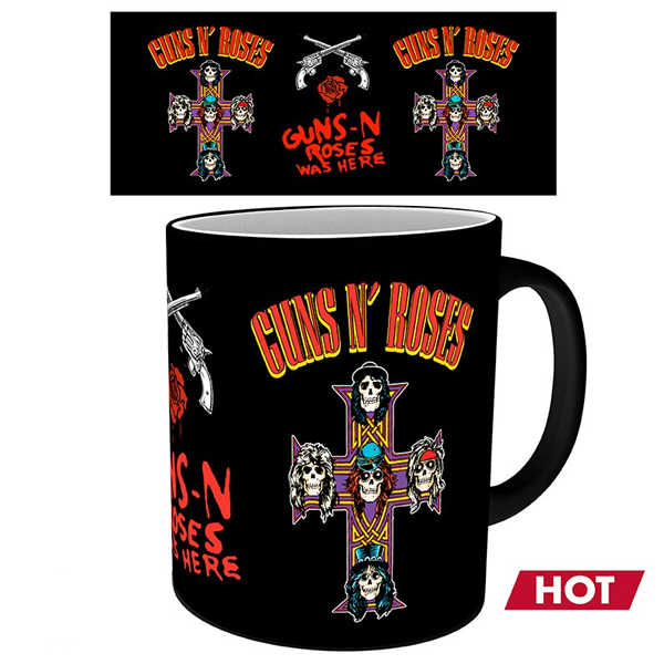 GUNS N ROSES - Mug Heat Change - 320 ml - Cross - mug. Shop now online in UAE