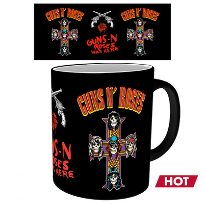 GUNS N ROSES - Mug Heat Change - 320 ml - Cross - mug. Shop now online in UAE