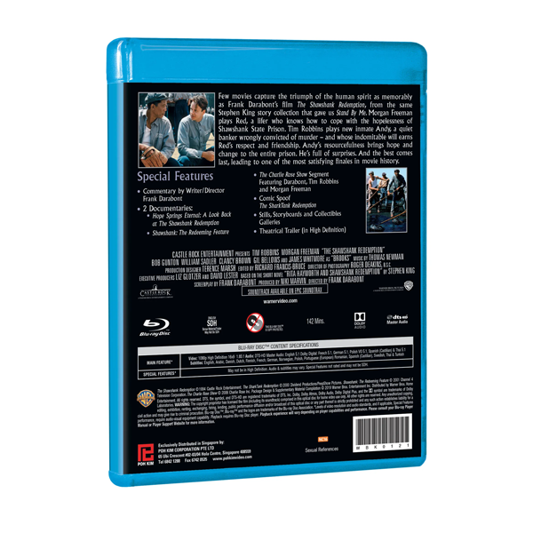 Shawshank Redemption - Blu-Ray