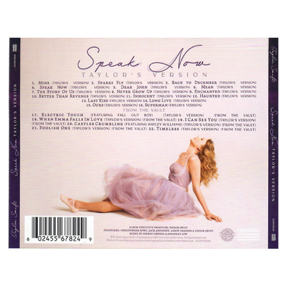 Taylor Swift Speak Now CD