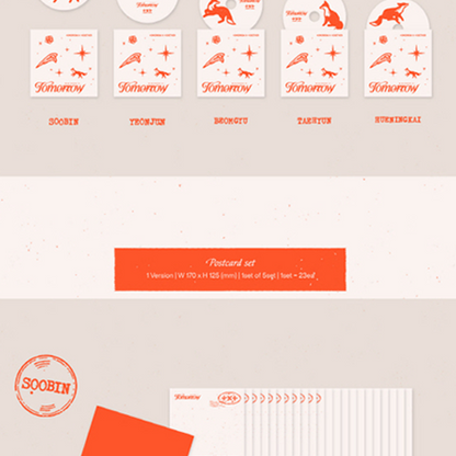 TOMORROW X TOGETHER - 6th Mini Album [minisode 3: TOMORROW] (Light Ver.) (Random) - CD. Now available music store dubai