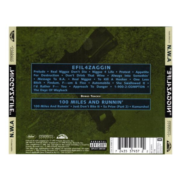 NWA - Efil4Zaggin - CD