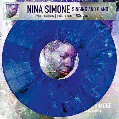 Nina Simone - Singing And Piano (Limited Edition, Blue Marbled Vinyl) - LP