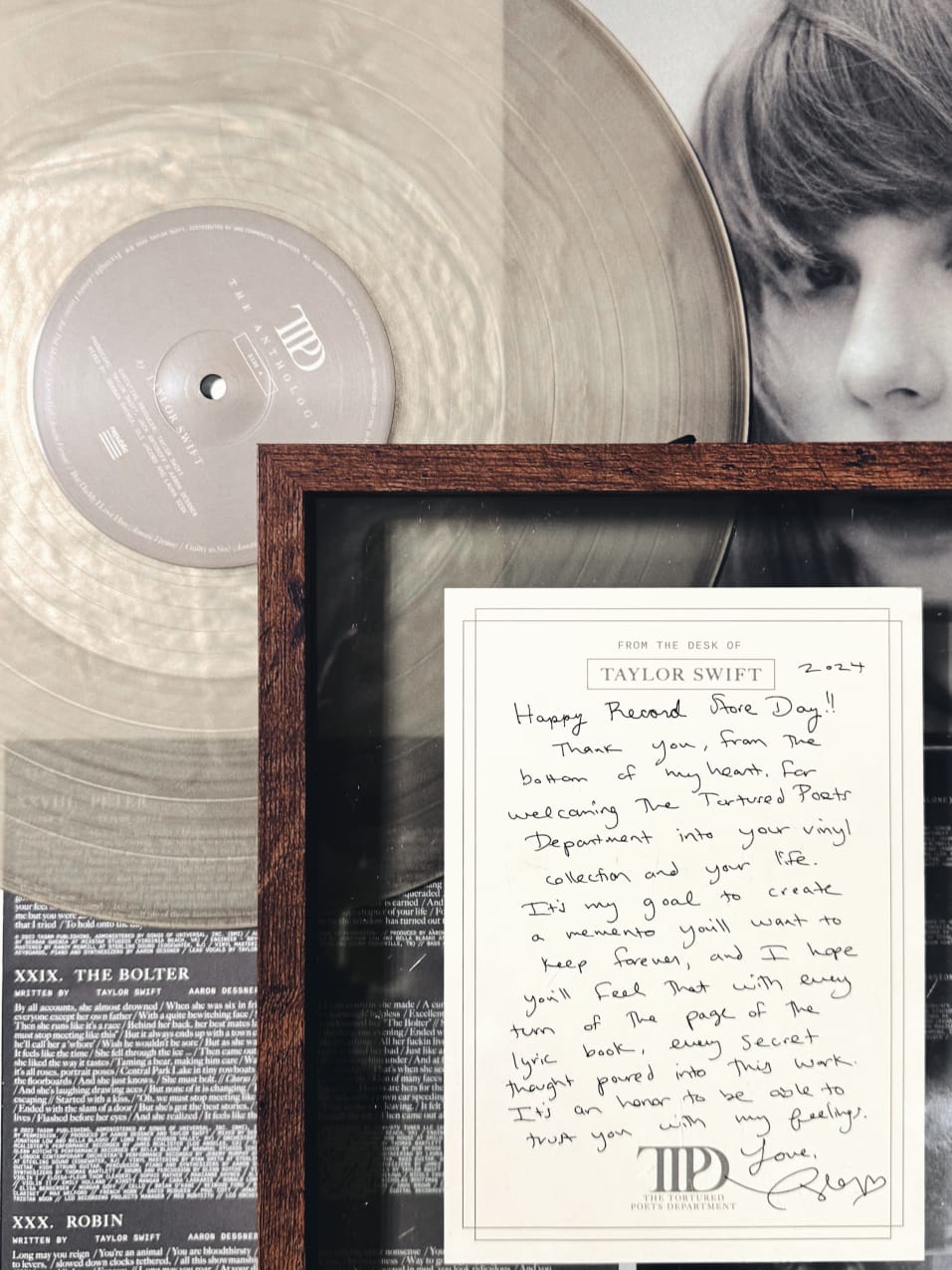 Taylor Swift - The Tortured Poets Department: The Anthology - 4LP + (Limited Edition, Signed Hand Written letter)