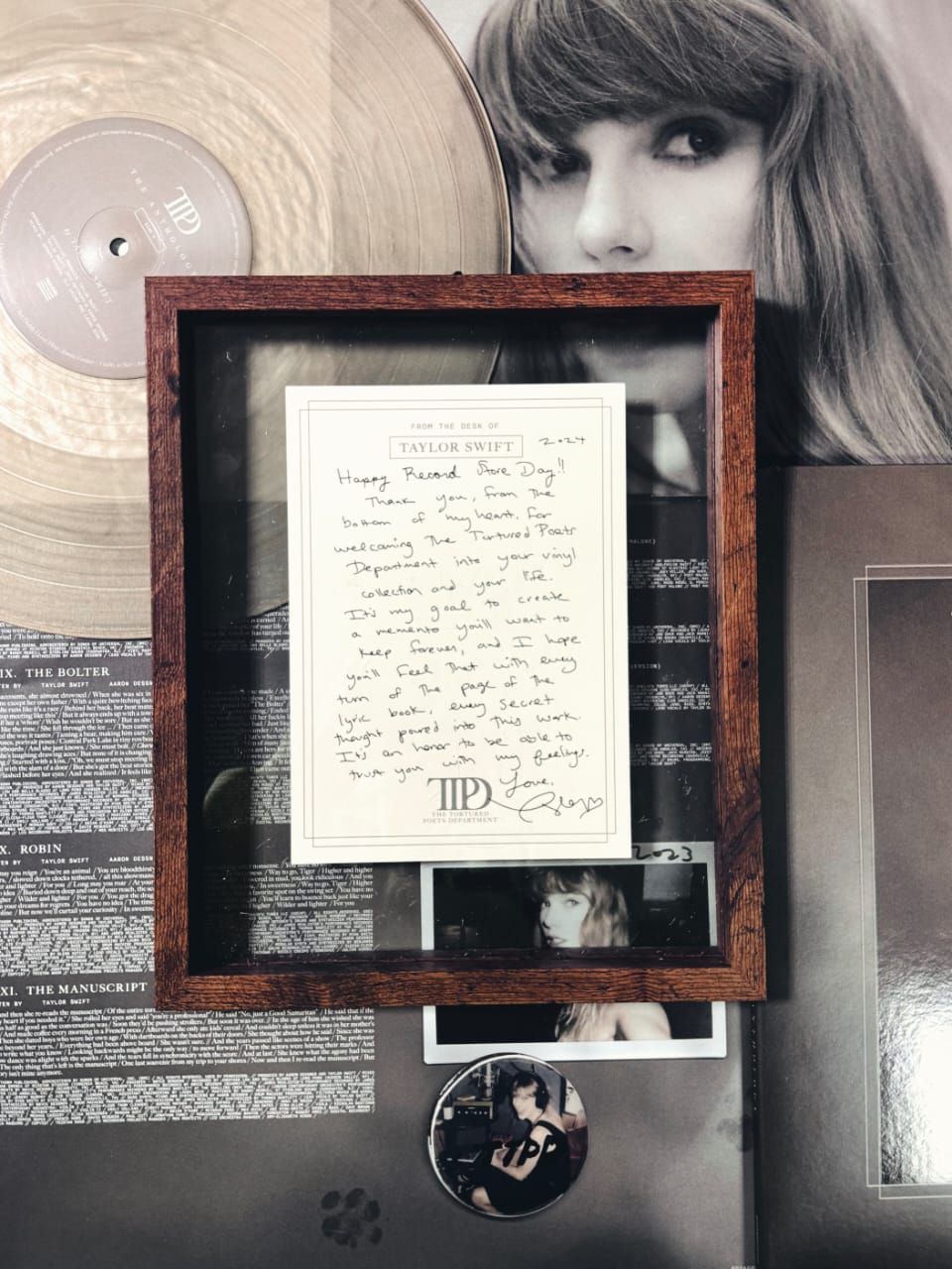 Taylor Swift - The Tortured Poets Department: The Anthology - 4LP + (Limited Edition, Signed Hand Written letter)