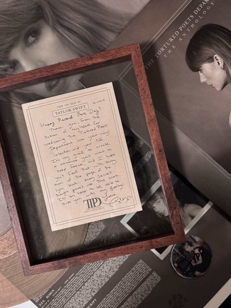 Taylor Swift - The Tortured Poets Department: The Anthology - 4LP + (Limited Edition, Signed Hand Written letter)