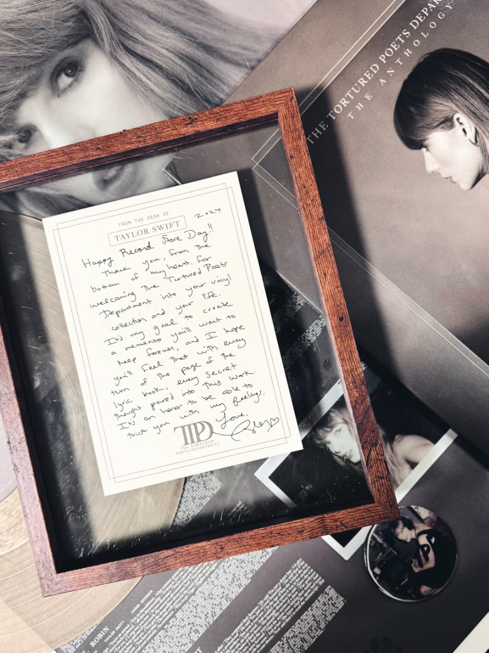 Taylor Swift - The Tortured Poets Department: The Anthology - 4LP + (Limited Edition, Signed Hand Written letter)