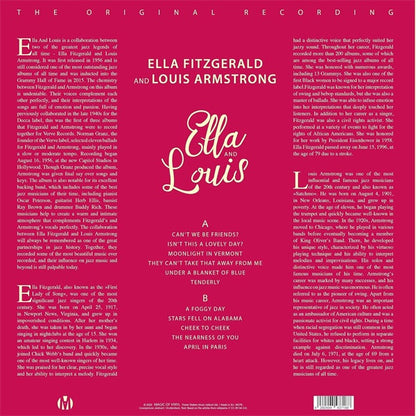 Ella Fitzgerald & Louis Armstrong - Ella & Louis [The Original Recording] (Limited Edition White Vinyl) - LP