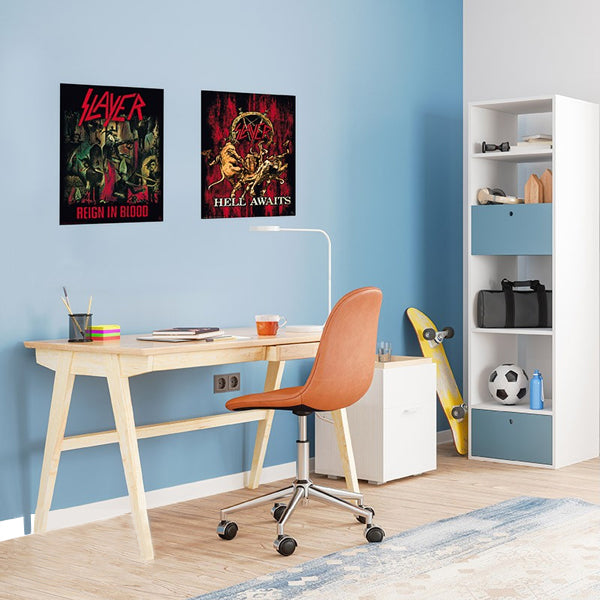 SLAYER - Set 2 Posters Chibi 52x38 - Reign in Blood/Hell Awaits