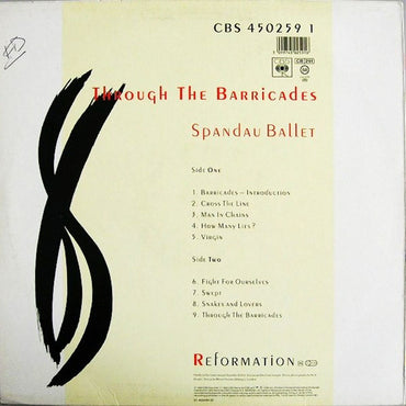 Spandau Ballet - Through The Barricades - LP (Used Vinyl)