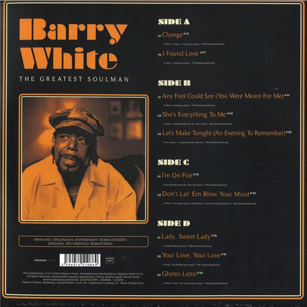 Barry White - The Greatest Soulman - 2LP