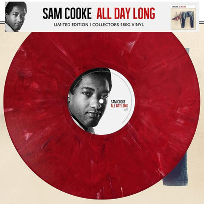 Sam Cooke - All Day Long (Limited Edition, Red Marbled Vinyl) - LP