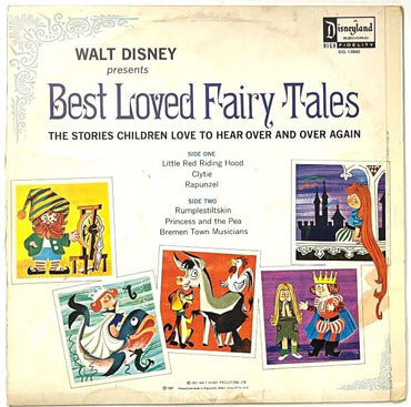 Rica Moore - Walt Disney Presents Best Loved Fairy Tales - LP (Used VInyl)