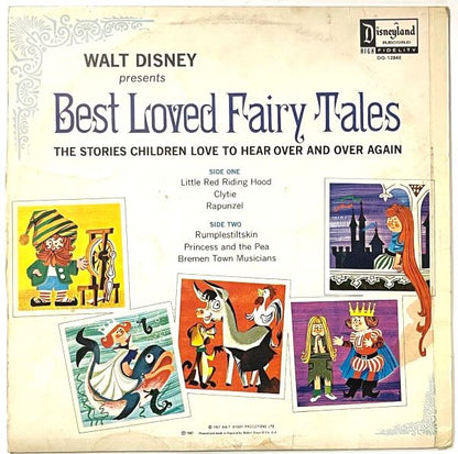 Rica Moore - Walt Disney Presents Best Loved Fairy Tales - LP (Used VInyl)