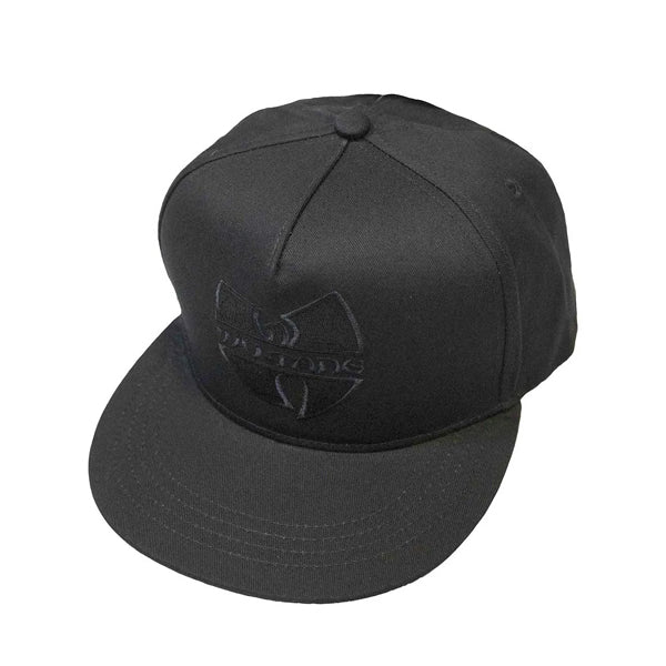 WuTang Clan - Black Logo Snapback Cap - Black