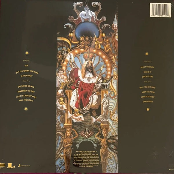Michael Jackson - Dangerous (Limited Edition Red & Black Swirl Vinyl) - 2LP