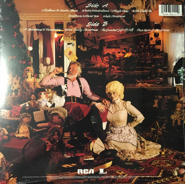 Kenny Rogers & Dolly Parton - Once Upon A Christmas - LP