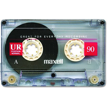 Maxell 108527 UR-90 Audio Cassette 90 Min Pack of 2
