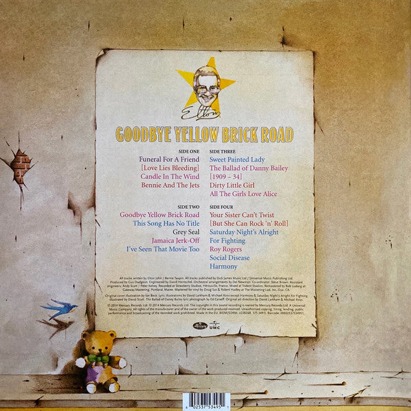 Elton John - Goodbye Yellow Brick Road - 2LP