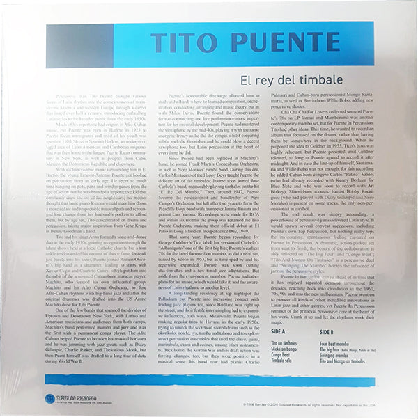 Tito Puente - El Rey Del Timbale - LP