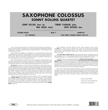 Sonny Rollins - Saxophone Colossus - LP