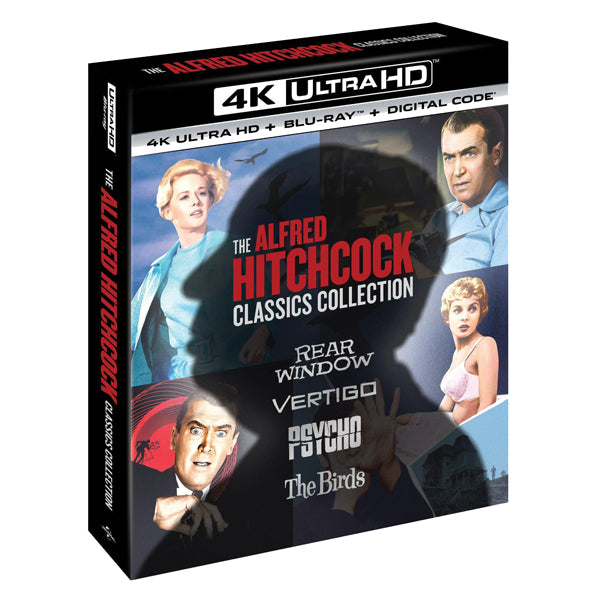The Alfred Hitchcock Classics Collection 8-Disc Set Blu-ray 4K Ultra HD