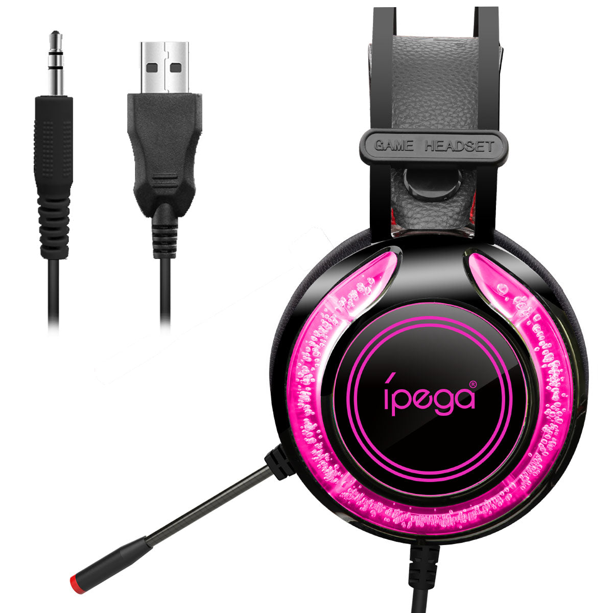 iPega : PG-R015 Seven Color Gaming Headset for PS4/Xbox/Switch/Switch Lite/Smartphones/Tablets/PC