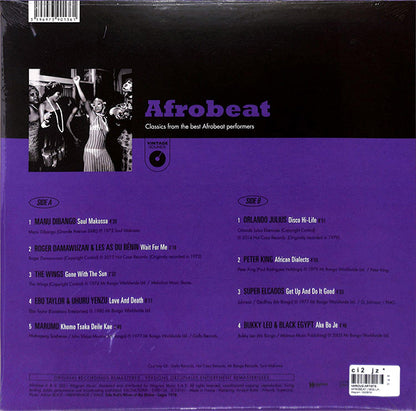 Various Artists - AFROBEAT - Classics From The Best Afrobeat Performers - LP