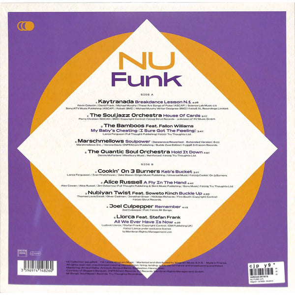 Various Artists - NU Funk The Finest Funky Tracks From The New Generation - LP