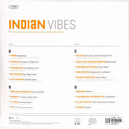 Various Artists - Indian Vibes: The Finest Selection Of Electronic Music With Indian Flavor - 2LP. Shop now online music store uae
