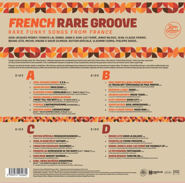 Various Artists - French Rare Groove (Rare Funky Songs From France) - 2LP