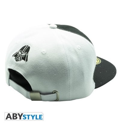 Darth Vader Helmet Design Star Wars Licensed Black & White Unisex One Size Fits All Snapback Cap