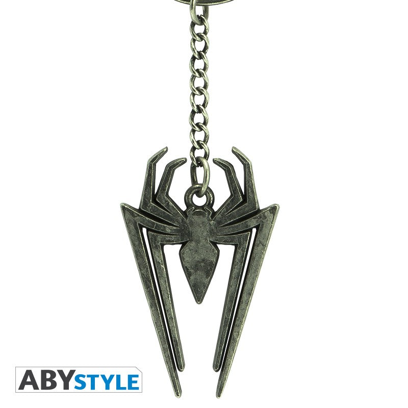 Spider-Man Logo Marvel Official Licensed Silver High Quality Metal 3D Keychain