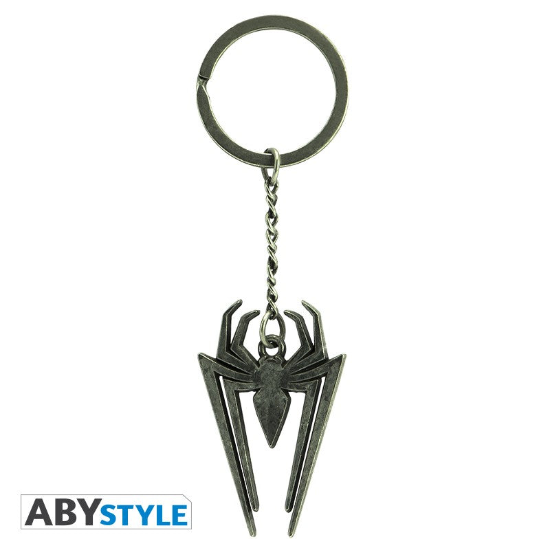 Spider-Man Logo Marvel Official Licensed Silver High Quality Metal 3D Keychain