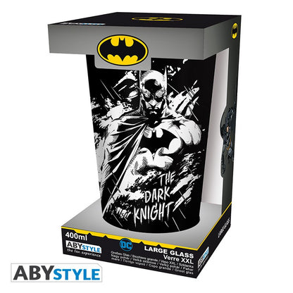 Batman/Joker Graphic Design DC Comics Licensed Black 400 ml High Quality Large Glass